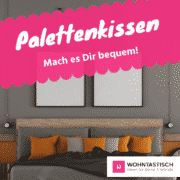 Wohnzimmer mit Palettenmöbel