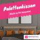 Wohnzimmer mit Palettenmöbel