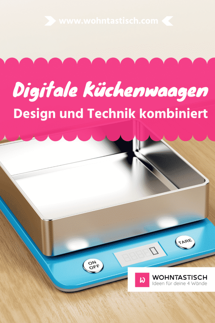 Wiegen mit digitalen Küchenwaagen