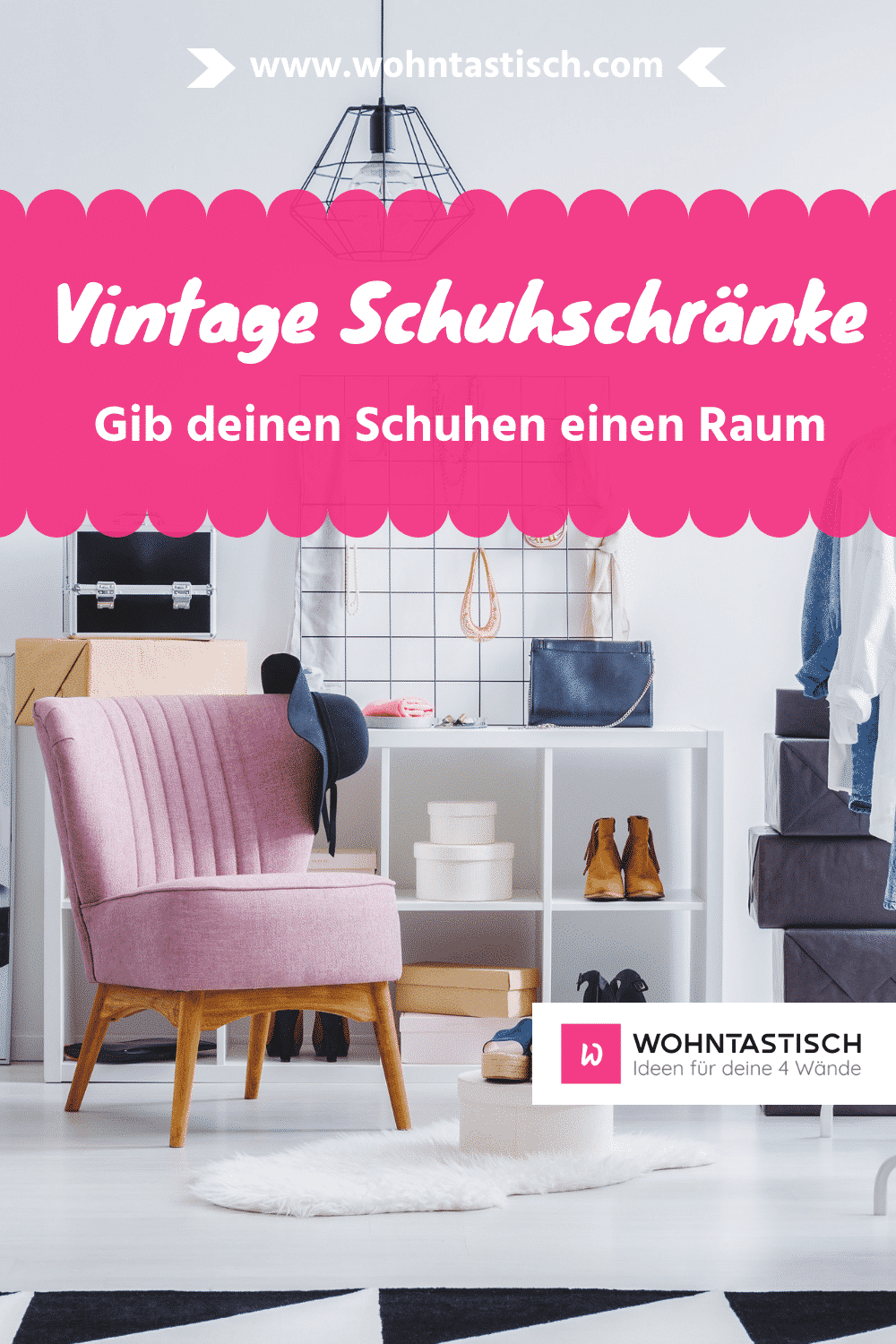 Vintage Schuhschrank