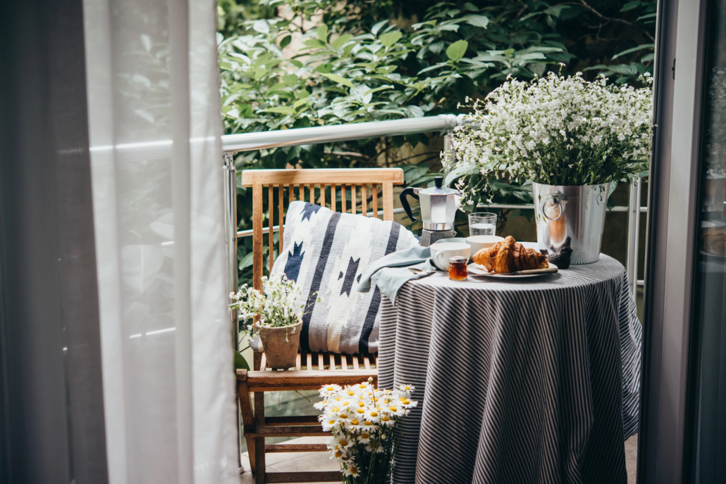 Den Balkon sommertauglich machen